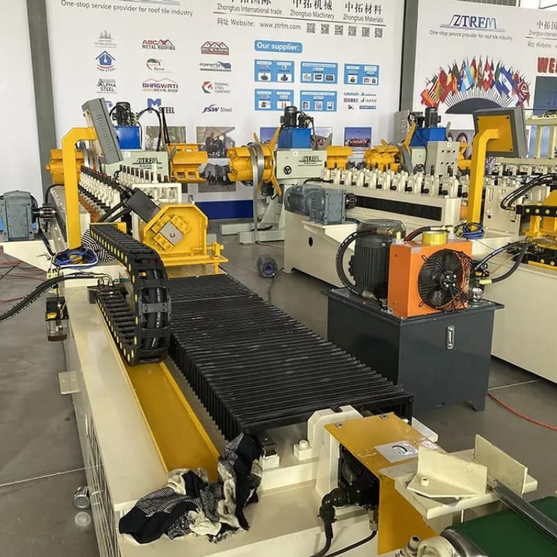 高速全自動(dòng)隔墻龍骨設(shè)備生產(chǎn)線