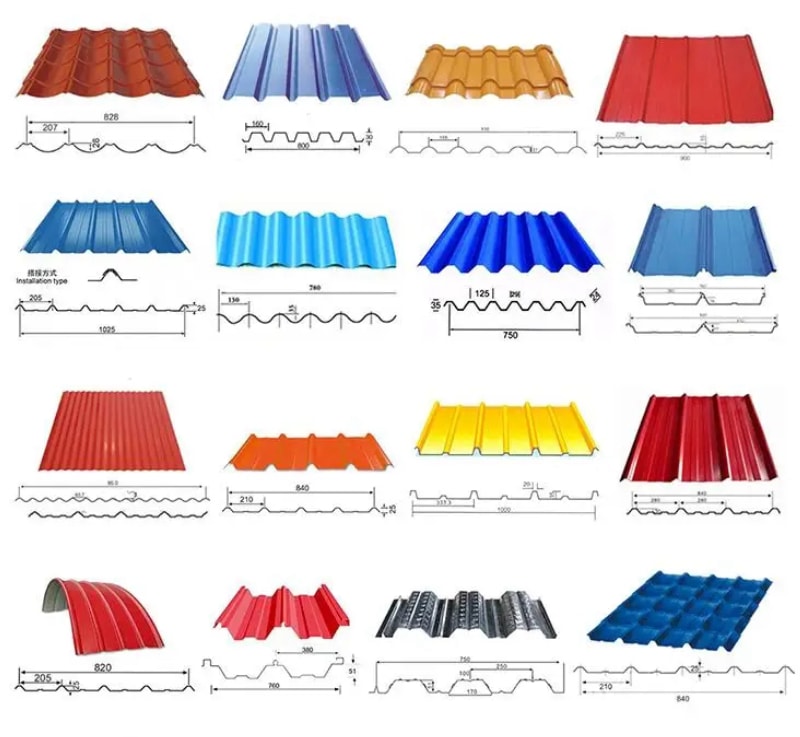 熱覆PE膜隔音隔熱金屬瓦成型機 熱覆PE膜隔音隔熱金屬瓦成型機