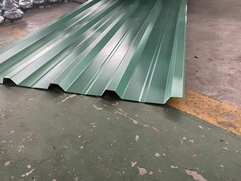 熱覆PE膜隔音隔熱金屬瓦成型機 熱覆PE膜隔音隔熱金屬瓦成型機