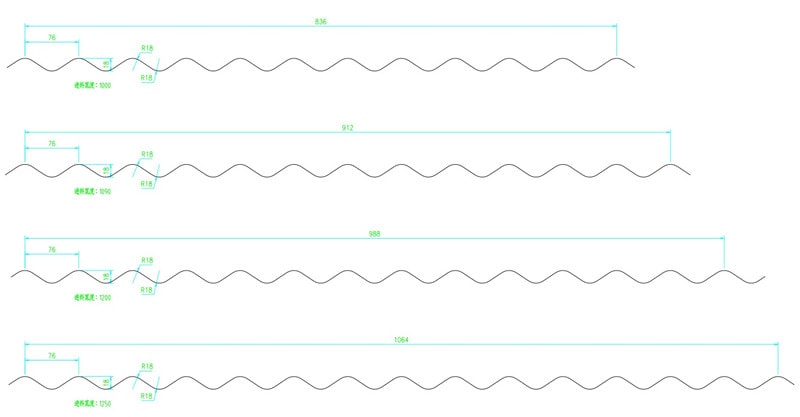 中拓冷彎高速波紋屋面瓦成型設備 中拓冷彎高速波紋屋面瓦成型設備