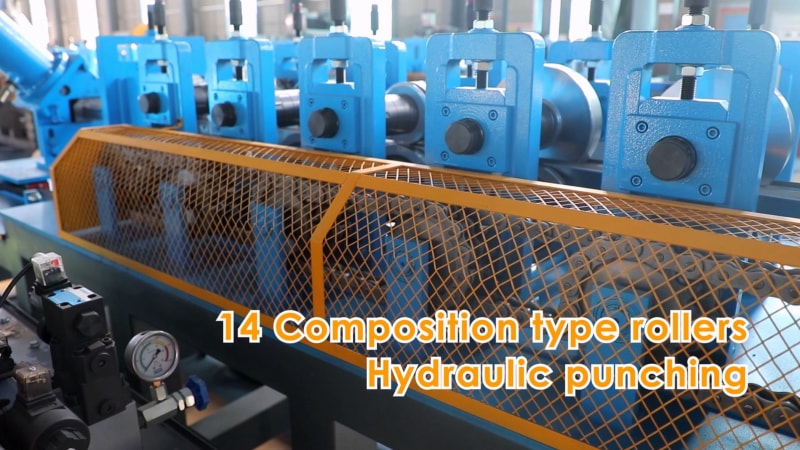 南非貨架立柱C型斜撐成型機 南非貨架立柱C型斜撐成型機