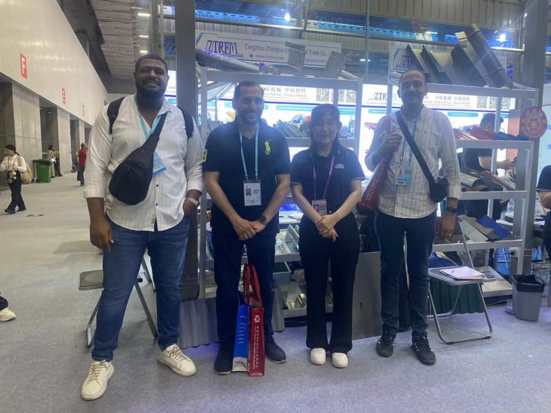 136屆廣交會上中拓冷彎實力展現，贏得國內外客戶一致好評